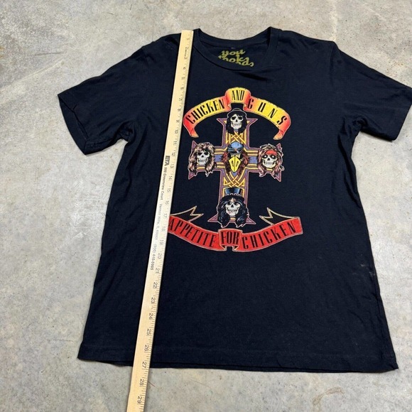 Chicken And Guns Portland Oregon Cartopia Food Carts Shirt Bishops T Adult M - Picture 5 of 7